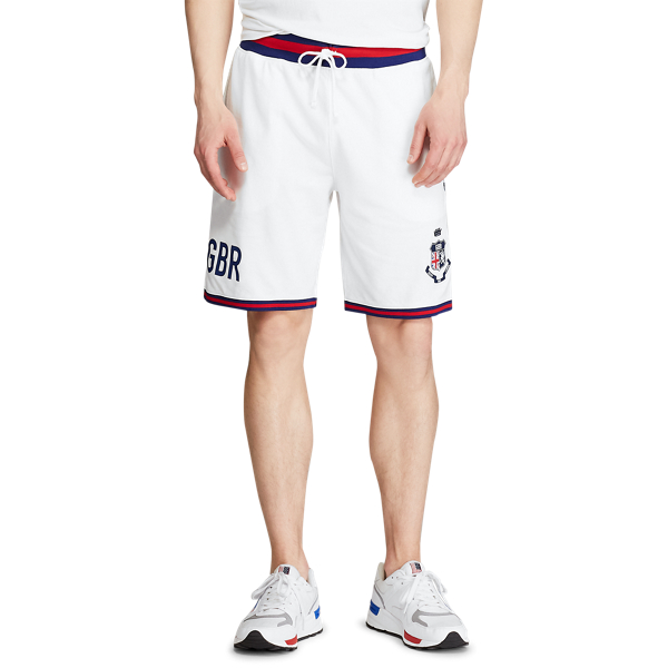 White The Great Britain Short Polo Ralph Lauren 3