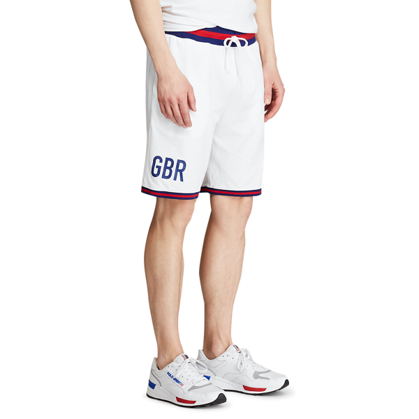 White The Great Britain Short Polo Ralph Lauren 5