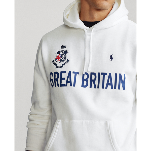 White The Great Britain Hoodie Polo Ralph Lauren 5