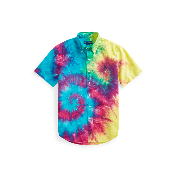 Chemise coupe ajust&eacute;e tie-dye Polo Ralph Lauren en 1