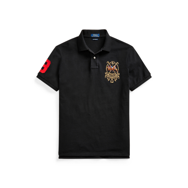 Custom Slim Fit Triple-Pony Polo Shirt