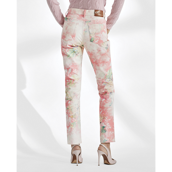 Pink Multi 861 High-Rise Skinny Jean Ralph Lauren Collection 6