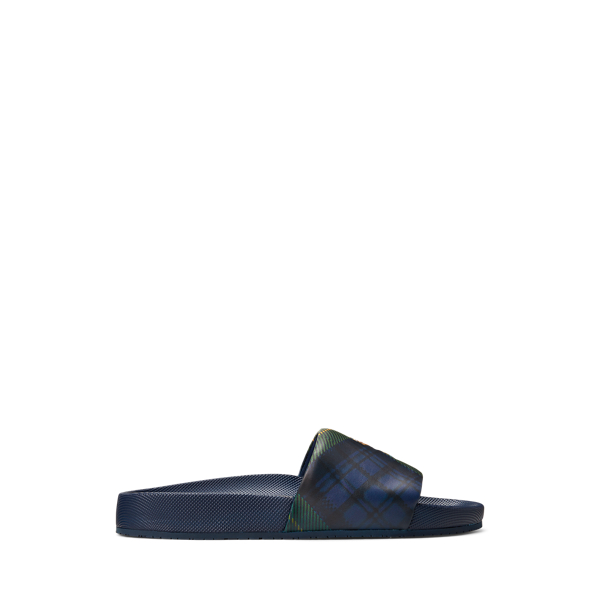 Cayson Tartan Slide Sandal for Men Ralph Lauren UK