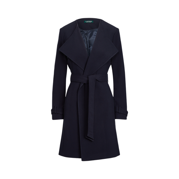 Offener Cr&ecirc;pe-Mantel Lauren in 1