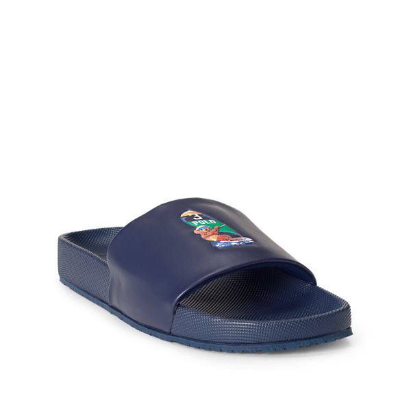 Navy/Surfer Bear Cayson Polo Bear Slide Sandal Polo Ralph Lauren 2