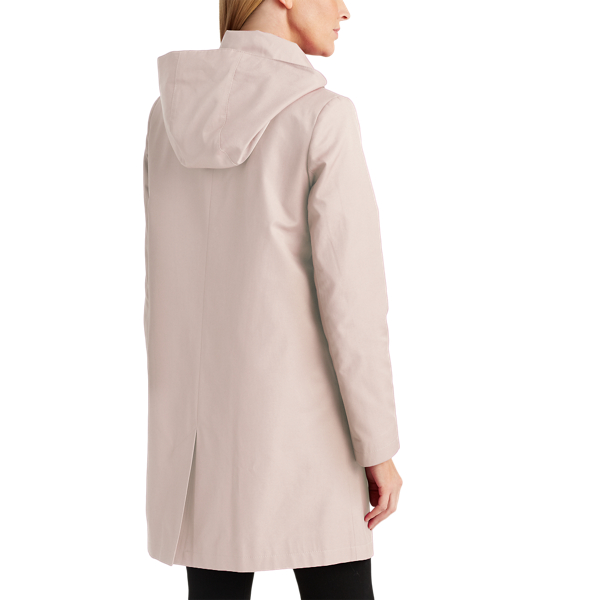 Blush Cotton-Blend Trench Coat Lauren 4