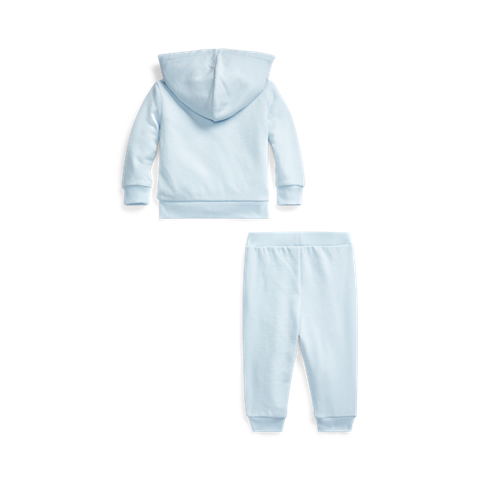 Детские комплекты Ralph Lauren French Terry Hoodie & Pant, цвет: Синий