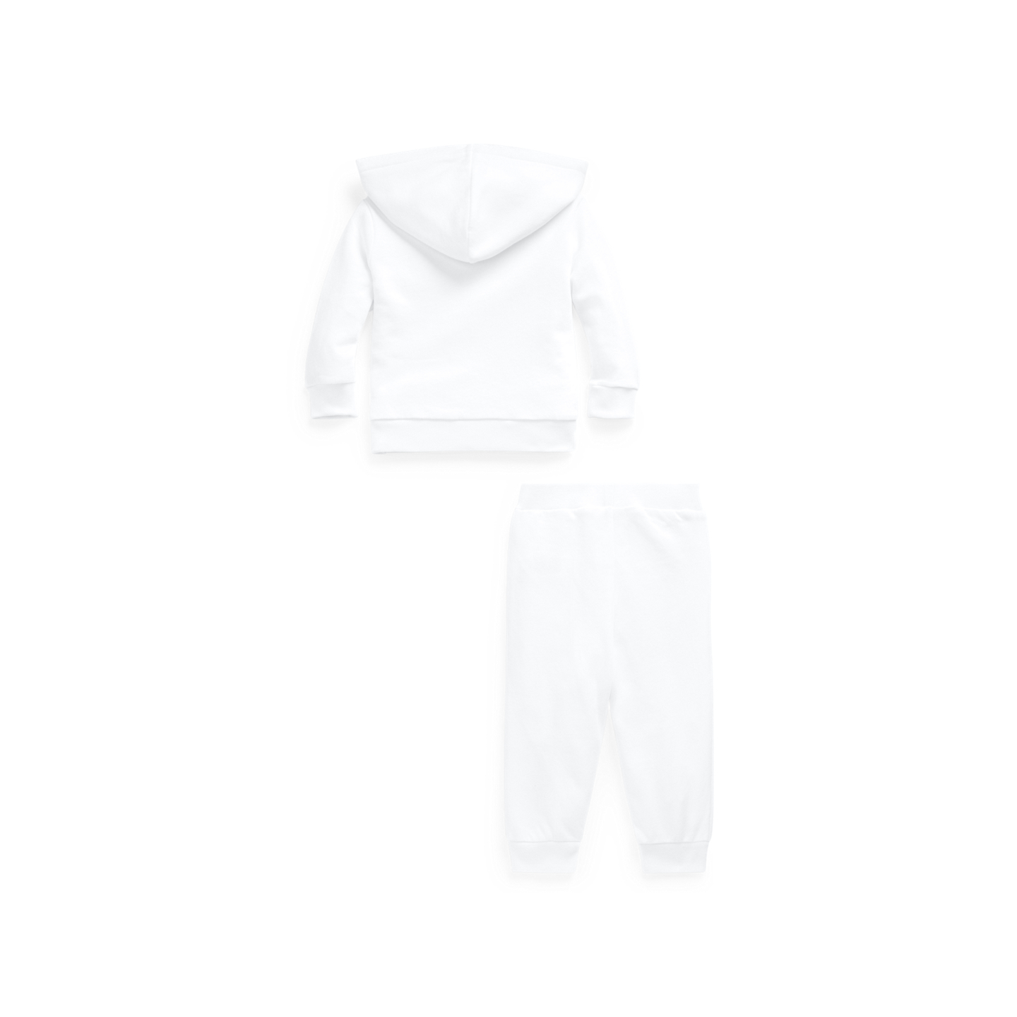 Детский комплект Ralph Lauren French Terry Hoodie & Pant Set, цвет: Белый — фото 1