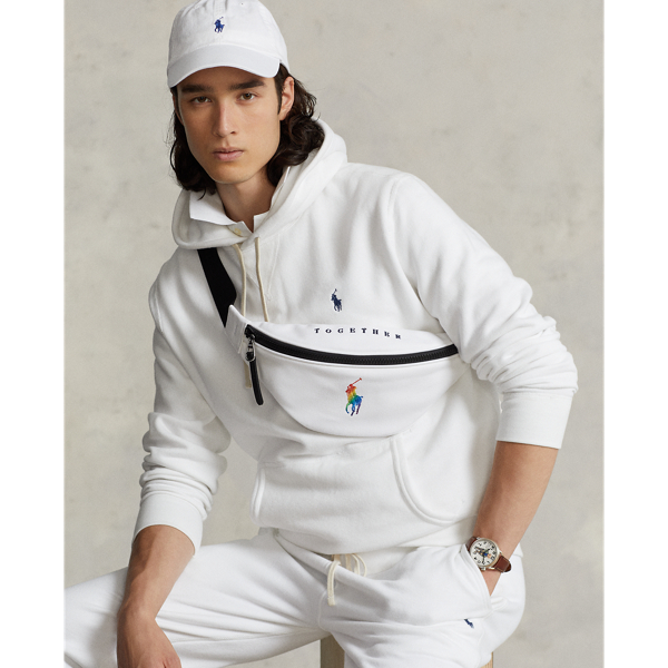 White Multi Pride Canvas Belt Bag Polo Ralph Lauren 7
