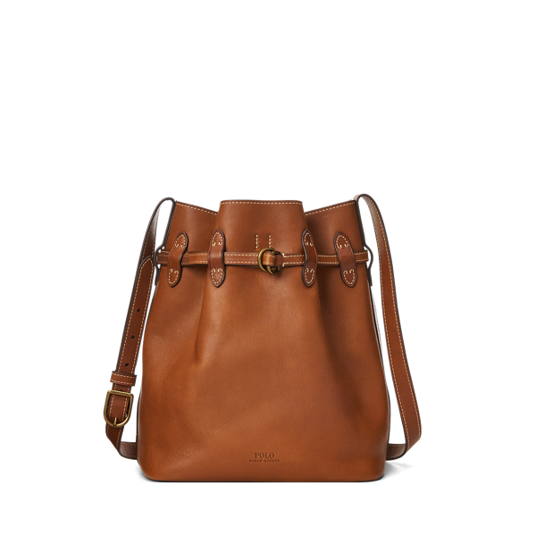 Leather Large Bellport Bucket Bag