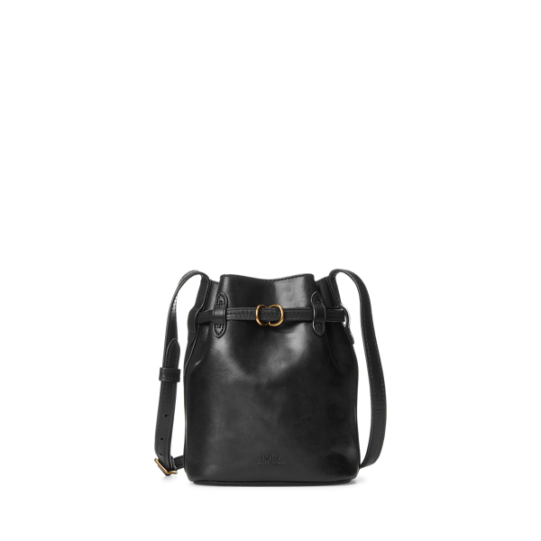 Leather Small Bellport Bucket Bag for Women Ralph Lauren UK