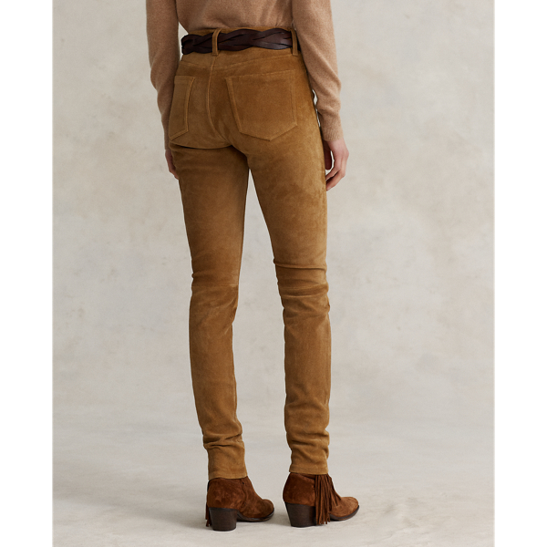 Suede Stretch Pant Polo Ralph Lauren em Montana Khaki 5