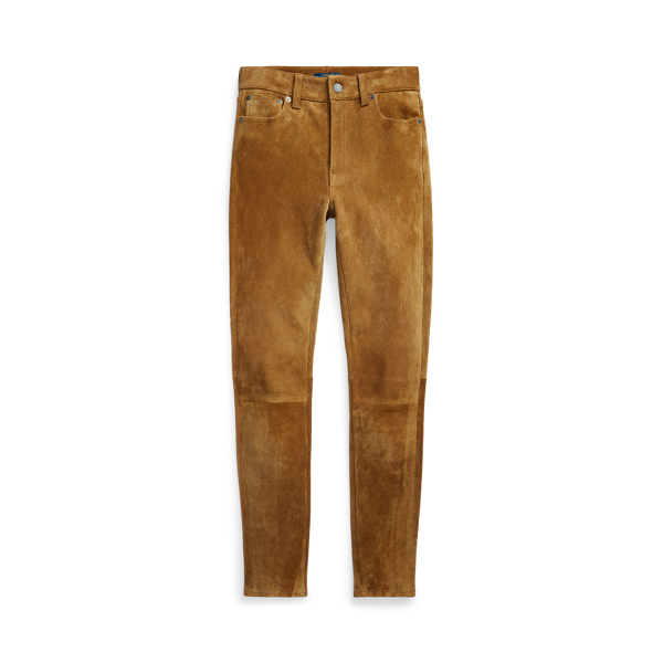Suede Stretch Pant Polo Ralph Lauren em Montana Khaki 2