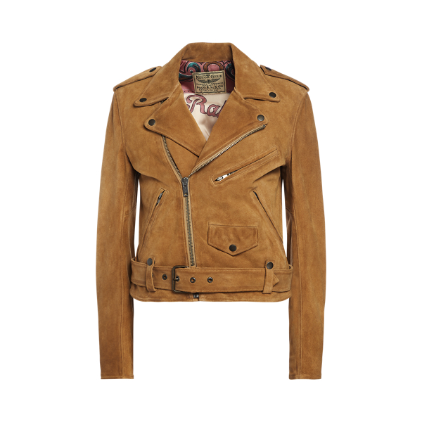 Bikerjacke aus Wildleder Polo Ralph Lauren in 1