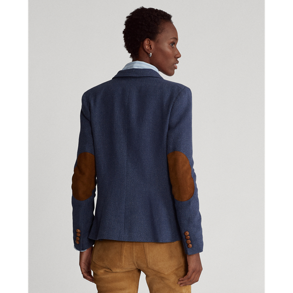 Indigo Tweed Linen-Blend Blazer Polo Ralph Lauren 5