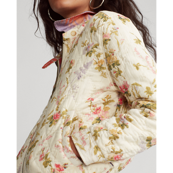 Floral/Serepe Reversible Cotton Jacket Polo Ralph Lauren 6