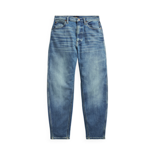 Medium Indigo High-Rise Tapered Fit Jean Polo Ralph Lauren 2