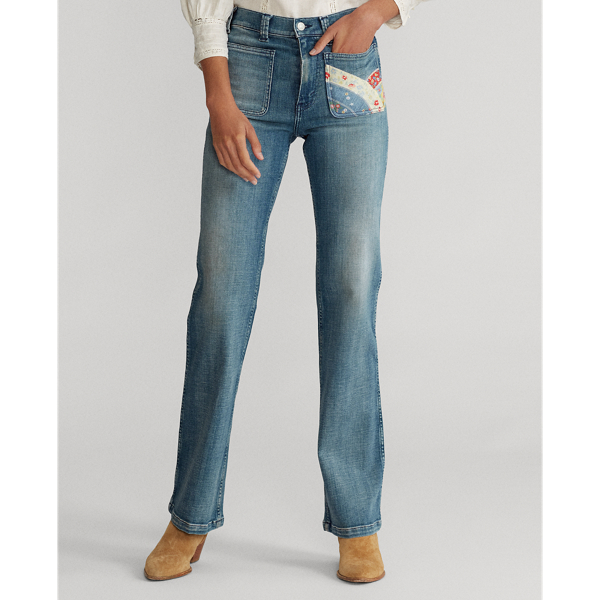 Light Indigo Jenn Flare Jeans Polo Ralph Lauren 3