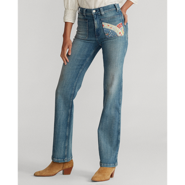 Light Indigo Jenn Flare Jeans Polo Ralph Lauren 4