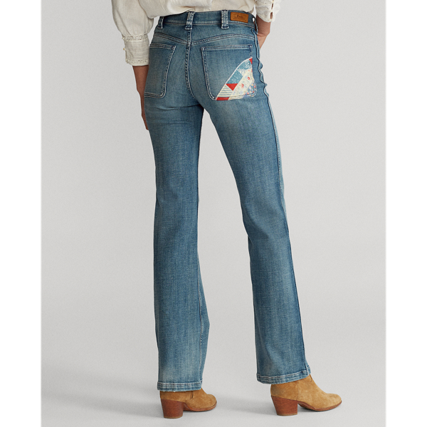 Light Indigo Jenn Flare Jeans Polo Ralph Lauren 5