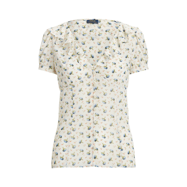 Prairie Floral Floral Crepe Blouse Polo Ralph Lauren 2