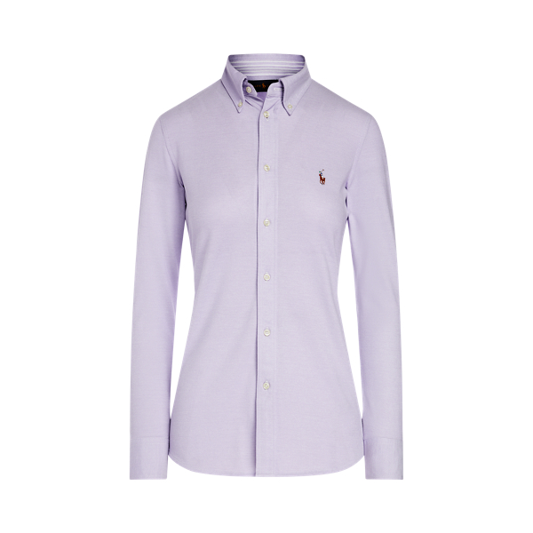Knit Cotton Oxford Shirt Polo Ralph Lauren 1