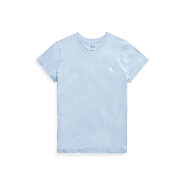 Cotton Jersey Crewneck Tee Polo Ralph Lauren em 1