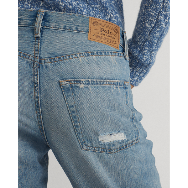 Jeans Neale morbidi Polo Ralph Lauren in Indaco chiaro 7