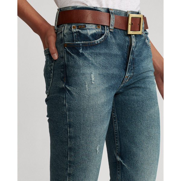 Tompkins High-Rise Skinny Jean Polo Ralph Lauren em Medium Indigo 7