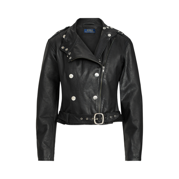 Kalbslederjacke mit G&uuml;rtel Polo Ralph Lauren in 1