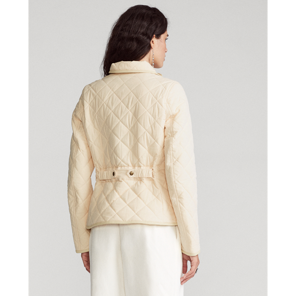Cream Cotton-Blend Barn Jacket Polo Ralph Lauren 5