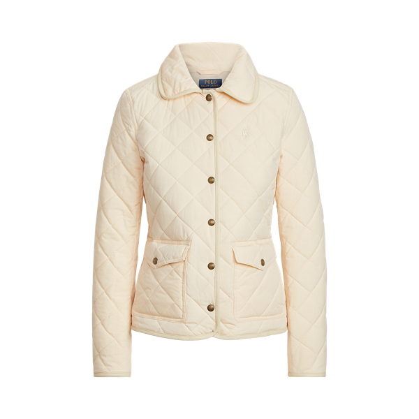 Cream Cotton-Blend Barn Jacket Polo Ralph Lauren 2