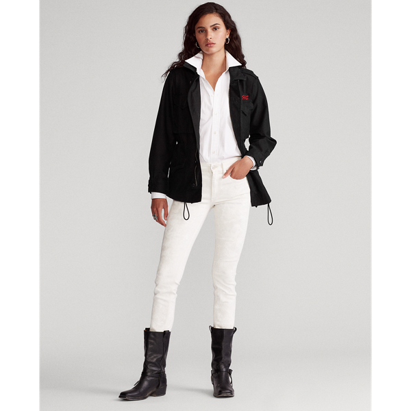 Black Graphic Twill Jacket Polo Ralph Lauren 4