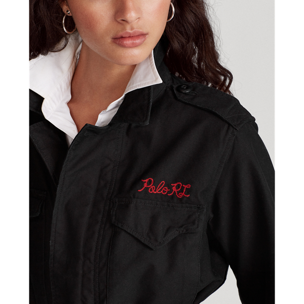 Black Graphic Twill Jacket Polo Ralph Lauren 6
