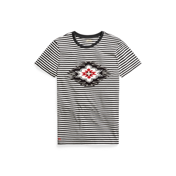 Pebble Black/Nevis Beaded Cotton Tee Polo Ralph Lauren 2