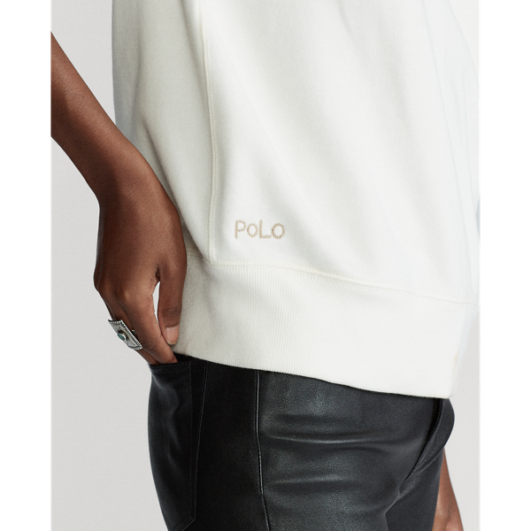 Nevis Studded Fleece Sweatshirt Polo Ralph Lauren 5