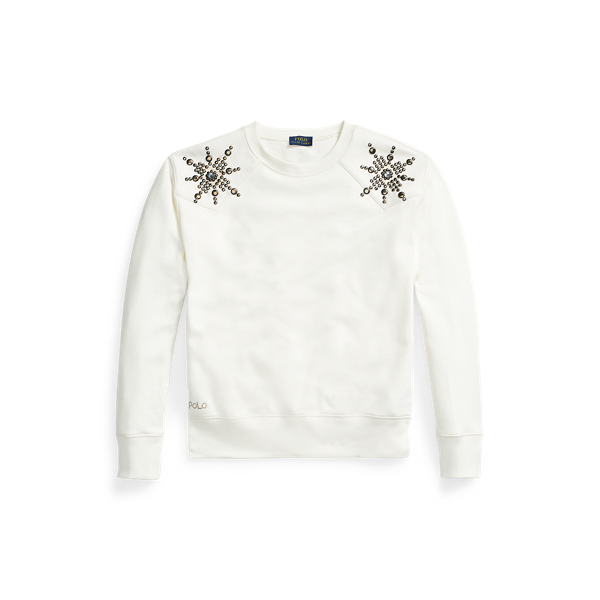 Nevis Studded Fleece Sweatshirt Polo Ralph Lauren 2