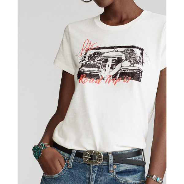 Nevis Jersey Graphic Tee Polo Ralph Lauren 5
