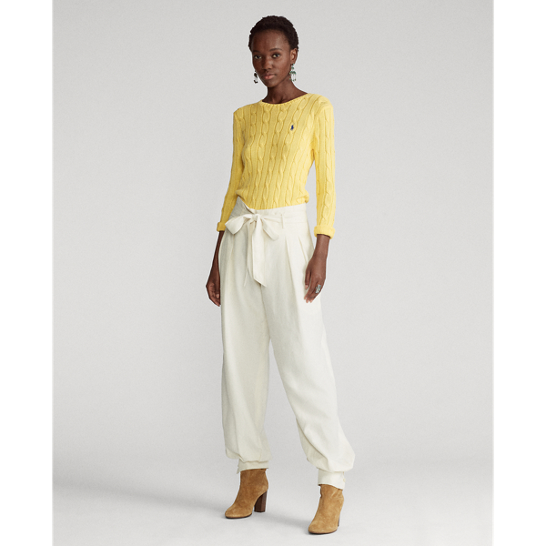 Lemon Cable-Knit Cotton Jumper Polo Ralph Lauren 3