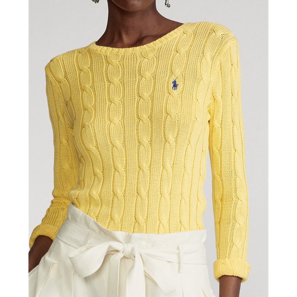 Lemon Cable-Knit Cotton Jumper Polo Ralph Lauren 5