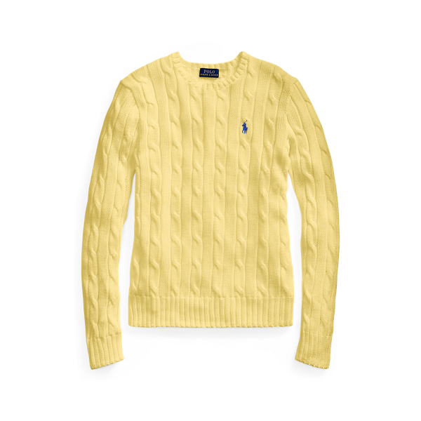 Lemon Cable-Knit Cotton Jumper Polo Ralph Lauren 2