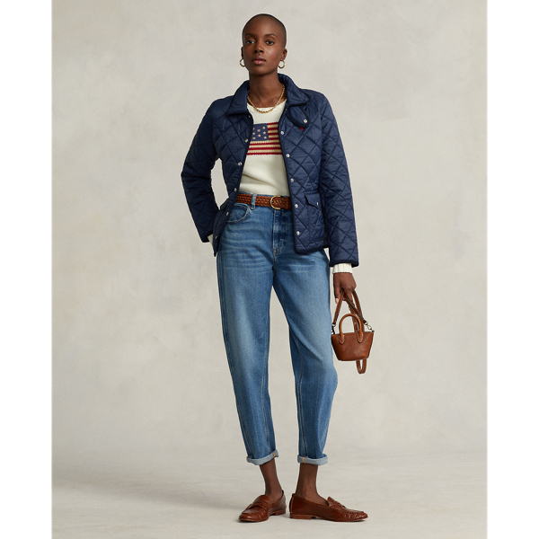 Kurze Steppjacke Polo Ralph Lauren in Piloten-Navy 4