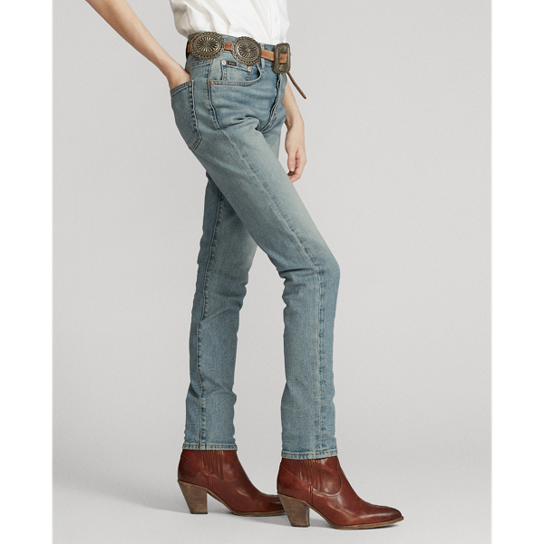 Light Indigo Callen High-Rise Slim Jeans Polo Ralph Lauren 5