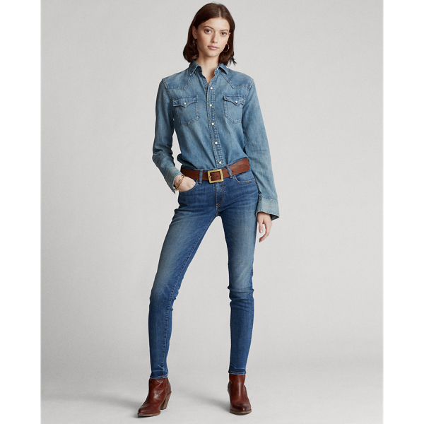 Tompkins Skinny Jeans with Pony