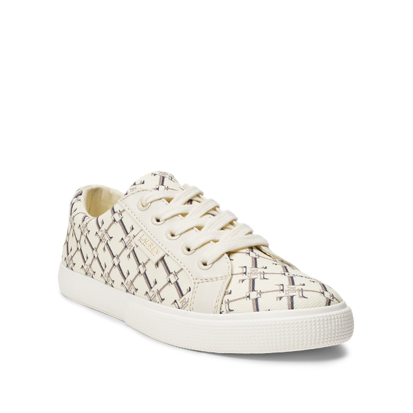 Vanilla Heritage Logo Jaycee Canvas Trainer Lauren 2