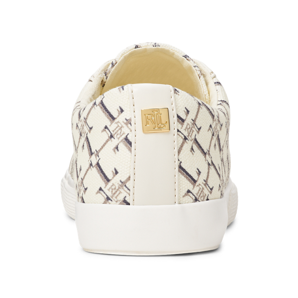 Vanilla Heritage Logo Jaycee Canvas Trainer Lauren 3