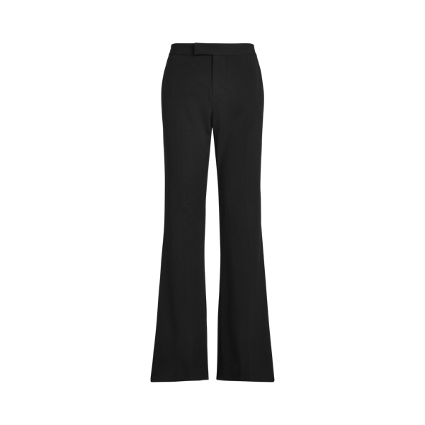 Black Wool Flare Trousers Polo Ralph Lauren 2