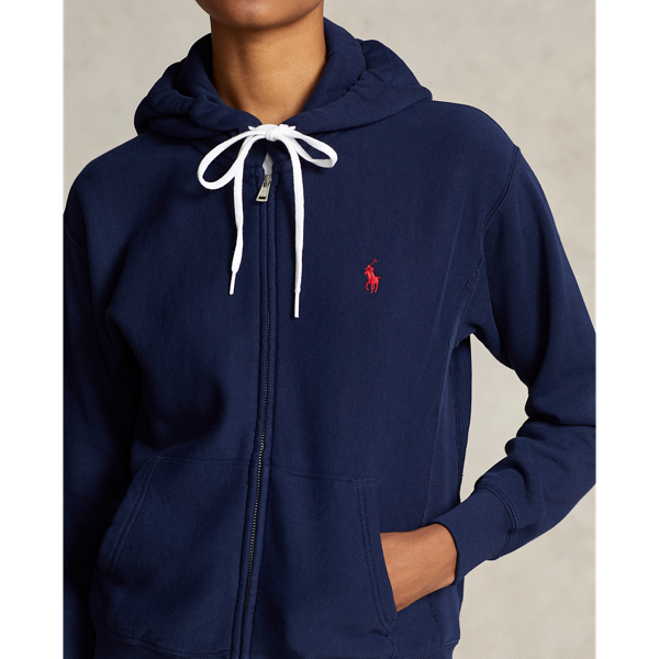 Ralph outlet Lauren polo Team Fleece Full zip Hoodie