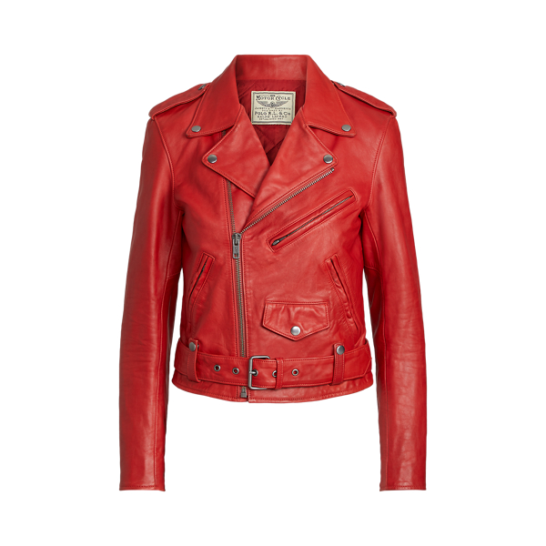 Bikerjacke aus Lammleder Polo Ralph Lauren in 1