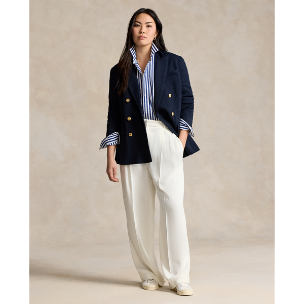 Satinhose mit weitem Bein Polo Ralph Lauren in Clubhouse-Creme 6